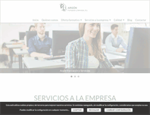 Tablet Screenshot of grupo-argon.com